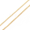 Brass Lariat Necklaces NJEW-D294-05G-4