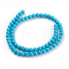 Synthetic Turquoise Beads Strands TURQ-H038-6mm-XXS09-2