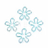 Plated UV Acrylic Beads TACR-S161-04C-3