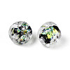 Handmade Foil Lampwork Beads Strands FOIL-T008-04B-3