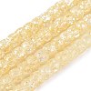 Crackle Transparent Glass Beads Strands GLAA-N069-03A-09-1