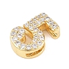 Brass Micro Pave Cubic Zirconia Pendants KK-B167-22G-5-2