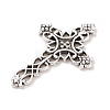 Tibetan Style Alloy Cross Gothic Pendants X-TIBEP-371-AS-LF-2