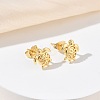 Brass Stud Earrings for Women EJEW-G464-03G-2
