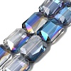 Electroplated Glass Beads EGLA-H002-A-11-1