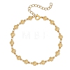 304 Stainless Steel Clover Link Chains Bracelets for Women BJEW-JB13431-2