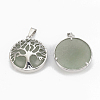 Natural Green Aventurine Pendants G-S292-10C-P-2