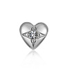 316L Surgical Stainless Steel Micro Pave Clear Cubic Zirconia Tongue Rings FS-WG6EDE0-01-1