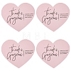 1 Bag Coated Paper Thank You Greeting Card DIY-FS0007-87-1