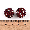 Polymer Clay Pave Rhinestone Beads RB-T018-01E-3