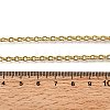 3MM 202 Stainless Steel Cable Chain Necklaces NJEW-C097-03G-5