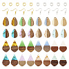 DIY Teardrop Dangle Earring Making Kit DIY-TA0002-58-2