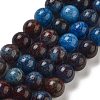 Natural Blue Opal Beads Strands G-H045-A02-8MM-2