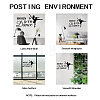 PVC Quotes Wall Sticker DIY-WH0200-096-4