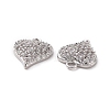 Brass Micro Pave Cubic Zirconia Charms KK-E068-VF179-3