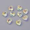 Faceted Glass Charms X-RGLA-L026-B05-1