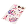 10 Sheet 10 Styles Party Theme Paper & PET Adhesive Waterproof Stickers Set DIY-F152-01-3