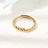 304 Stainless Steel Cuff Open Rings SA-CBAD22F-01G-A-3