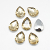 Acrylic Rhinestone Pointed Back Cabochons GACR-Q013-13x18-12-1