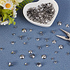 150Pcs 5 Styles 201 Stainless Steel Bead Cap Pendant Bails STAS-PA0001-05-4