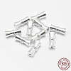 925 Sterling Silver Screw Clasps STER-G019-09S-5mm-1