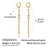 304 Stainless Steel Tassel Hoop Earrings LS-RB4112-1-1