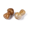 Natural Topaz Jade Mushroom Display Decorations G-Q602-03P-2