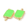 Brass Enamel Pendants KK-A168-16-06G-3