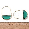 Brass Hoop Earrings X-EJEW-T007-04G-01-NF-5