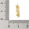 Brass Micro Pave Cubic Zirconia Peg Bails KK-K371-19G-3