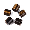 Natural Tiger Eye European Beads G-P520-05C-1