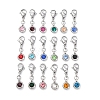 304 Stainless Steel Rhinestone Pendants STAS-D301-25P-19-1