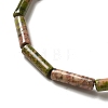 Natural Unakite Beads Strands G-D464-21-3