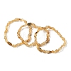Natural Rutilated Quartz Bead Stretch Bracelets BJEW-K213-20-1