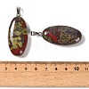 Natural Dragon Blood Pendants GG-CBACB71-01P-14-3