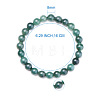 SUNNYCLUE Natural Jadeite Round Beads Stretch Bracelets BJEW-PH0001-8mm-10-3