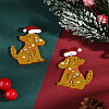 Christmas Theme Acrylic Dangle Stud Earrings FS-WG16439-01-1