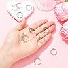 SHEGRACE Adjustable Brass Ring Components XGR0088P-132P-5