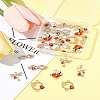 24Pcs 6 Styles Alloy Enamel Links Connector Charms ENAM-FS0002-91-9