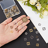 120Pcs 12 Styles Alloy Tri-Glide Adjuster Buckles FIND-CY0001-82-3