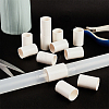 PVC Plastic Water Pipe Straight Connectors FIND-WH0137-15A-02-4