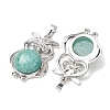 Natural Amazonite Pendants GG-CBA0251-05P-2