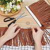PU Imitation Leather Tassel Ribbon DIY-GF0013-45A-3