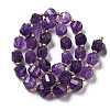 Natural Amethyst Beads Strands G-M443-B02-01-3