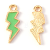 Alloy Enamel Pendants ENAM-N054-025G-2