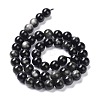 Natural Silver Obsidian Beads Strands X-G-D083-01B-2