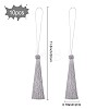Polyester Tassel Pendant Decorations LS-AJEW-WH0312-94-2