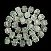 Natural Green Quartz Beads Strands G-G453-G02-7x12mm-3
