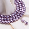 BENECREAT Eco-Friendly Dyed Glass Pearl Round Beads HY-BC0001-6mm-RB116-2