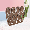 1 Set 2-Tier Wood Jewelry Display Stands ODIS-SC0001-14B-7